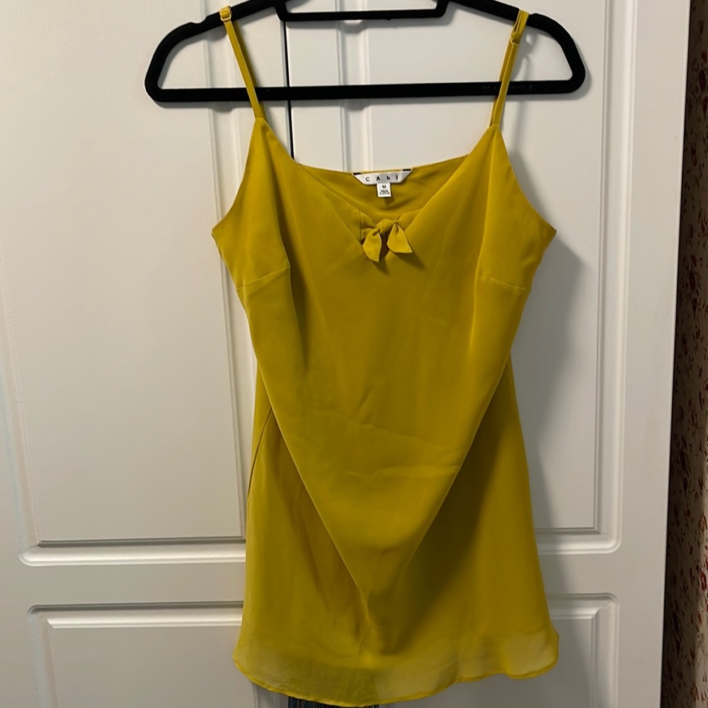 Beautiful yellow gold camisole look top size medium